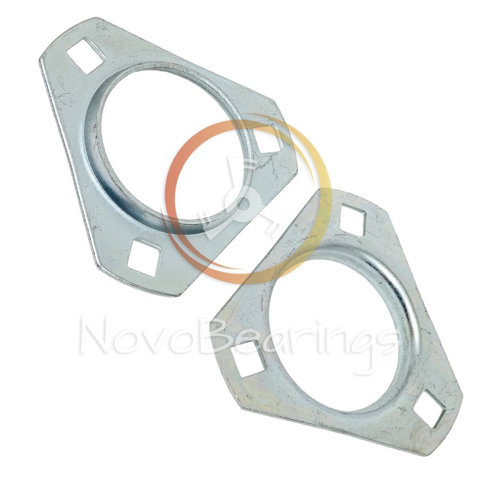 PFT206 3-bolt Flanged Triangular Housing for xx206 insert ball bearings by SNR