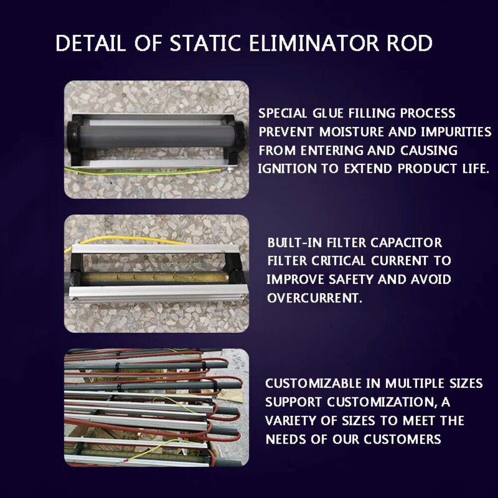 Film Cutting Machine Bag Making Static Electricity Elimination Ion Bar Device