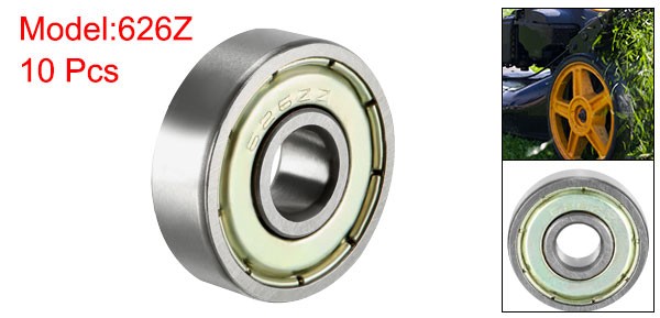 10pcs 626Z Deep Groove Ball Bearing Single Shield 60026 Chrome Steel Bearings