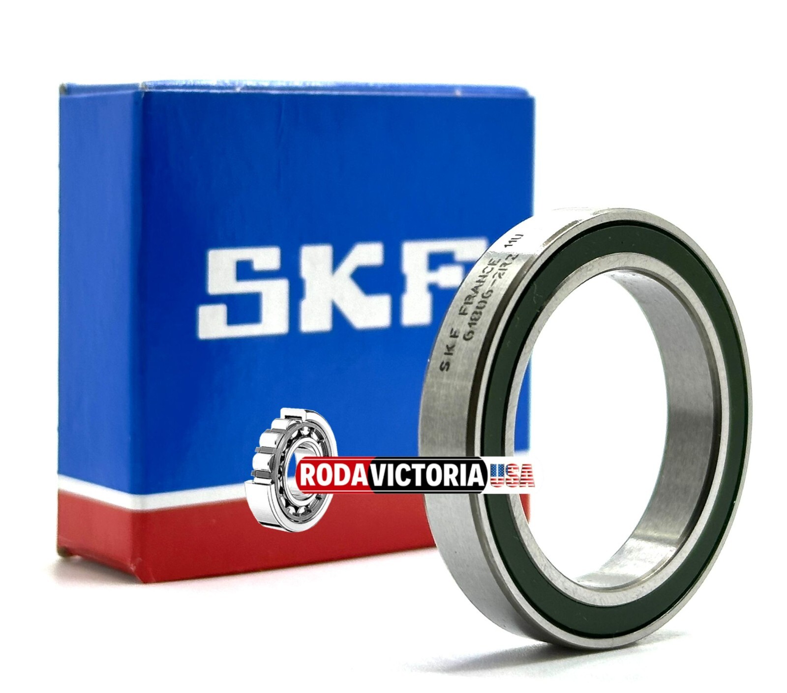 SKF 61806 2RZ BALL BEARING, SEALED, NON CONTACT SEALS 30x42x7mm 6806-2RS