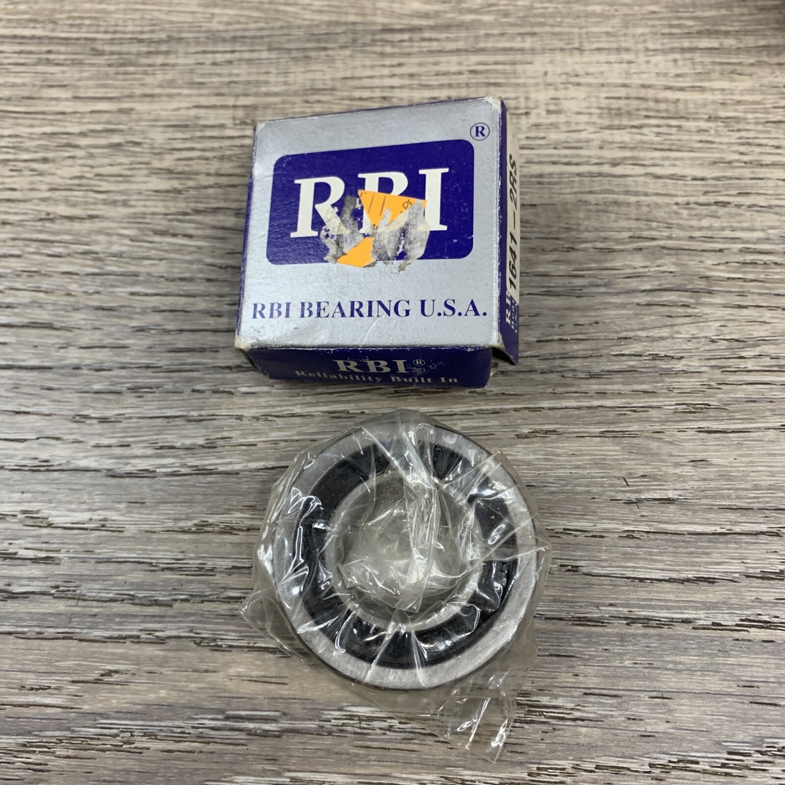 RBI RM 100200-2RS 1641-2RS 1″ x 2″ x 9/16″ Sealed Bearing Nos Oem Part