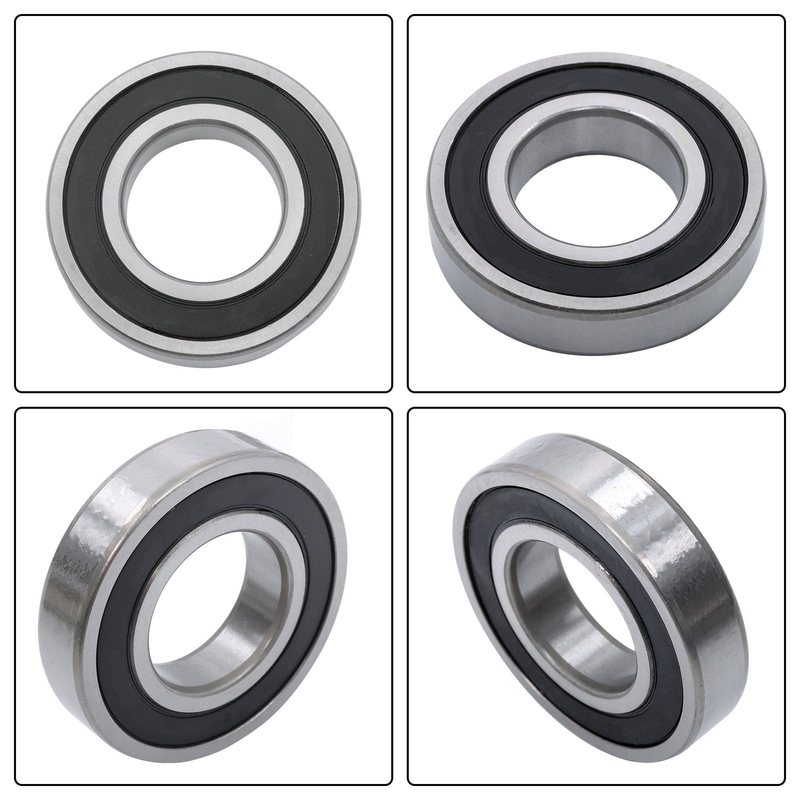 10 Pack 6208-2RS 40mmx80mmx18mm Deep Groove Ball Bearing Rubber Sealed