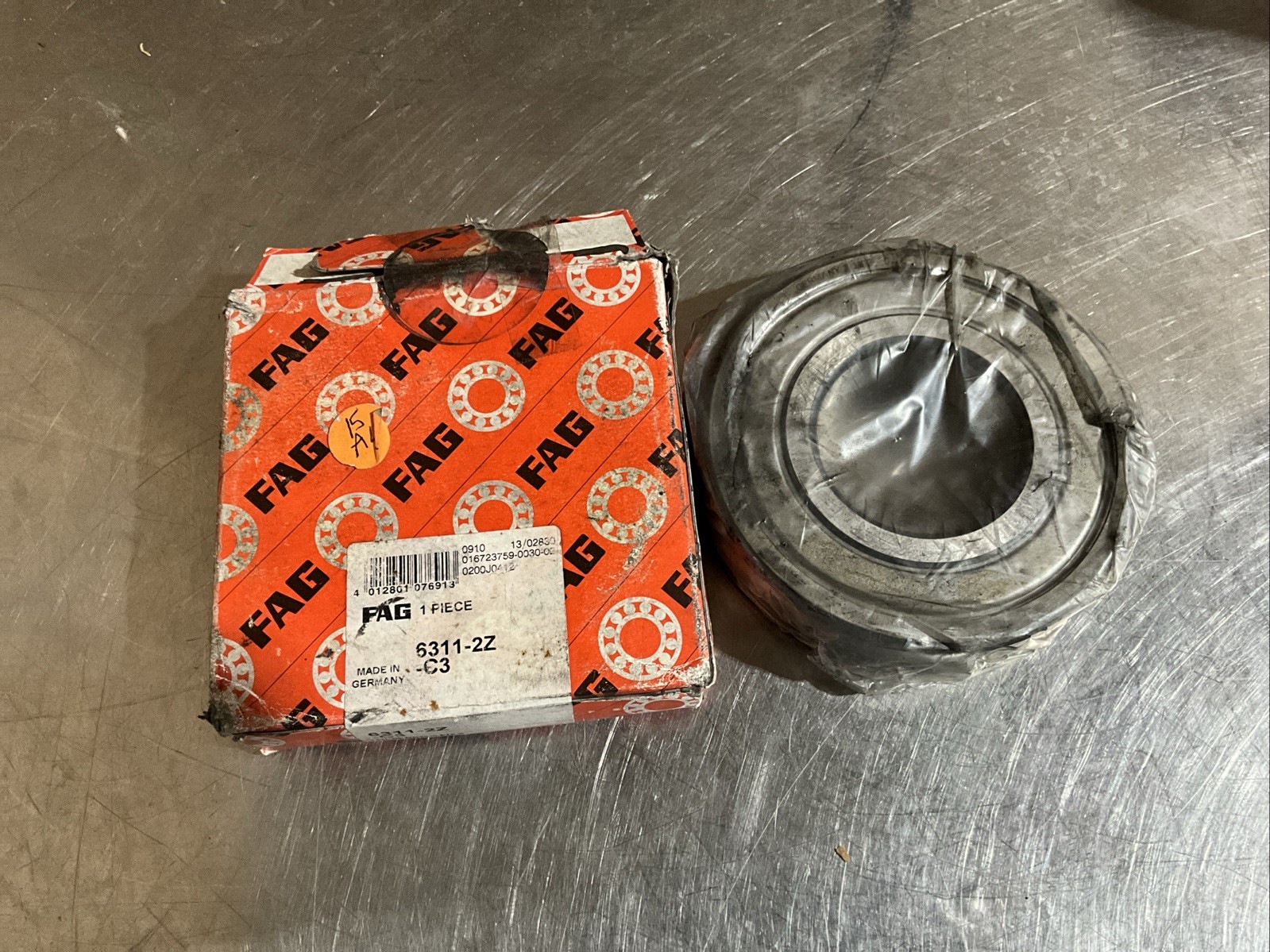 1PC 6311-2Z-C3 Single Row Deep Groove Ball Bearing FAG