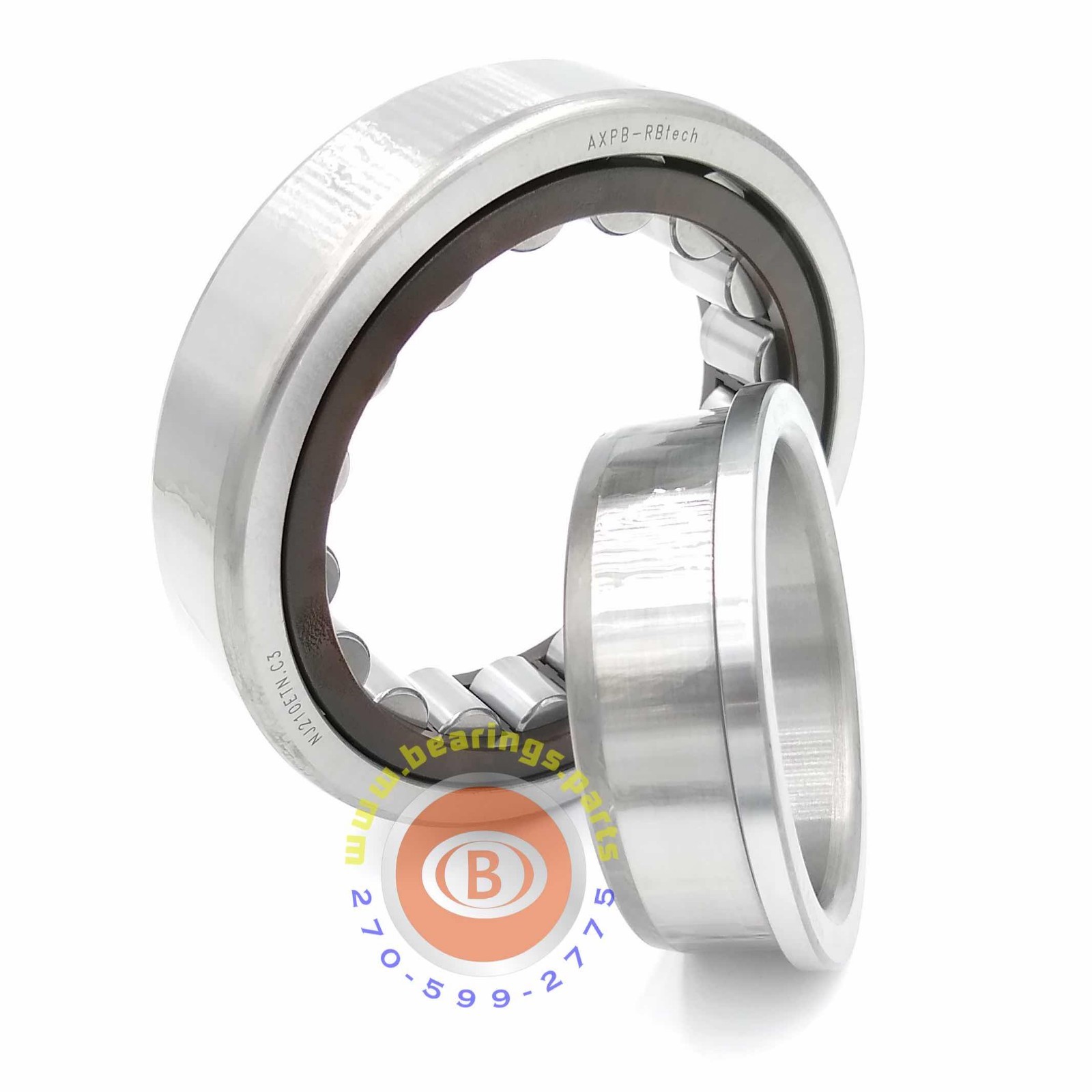 AXPB/RBTech Cylindrical Roller Bearing NJ210ET C3