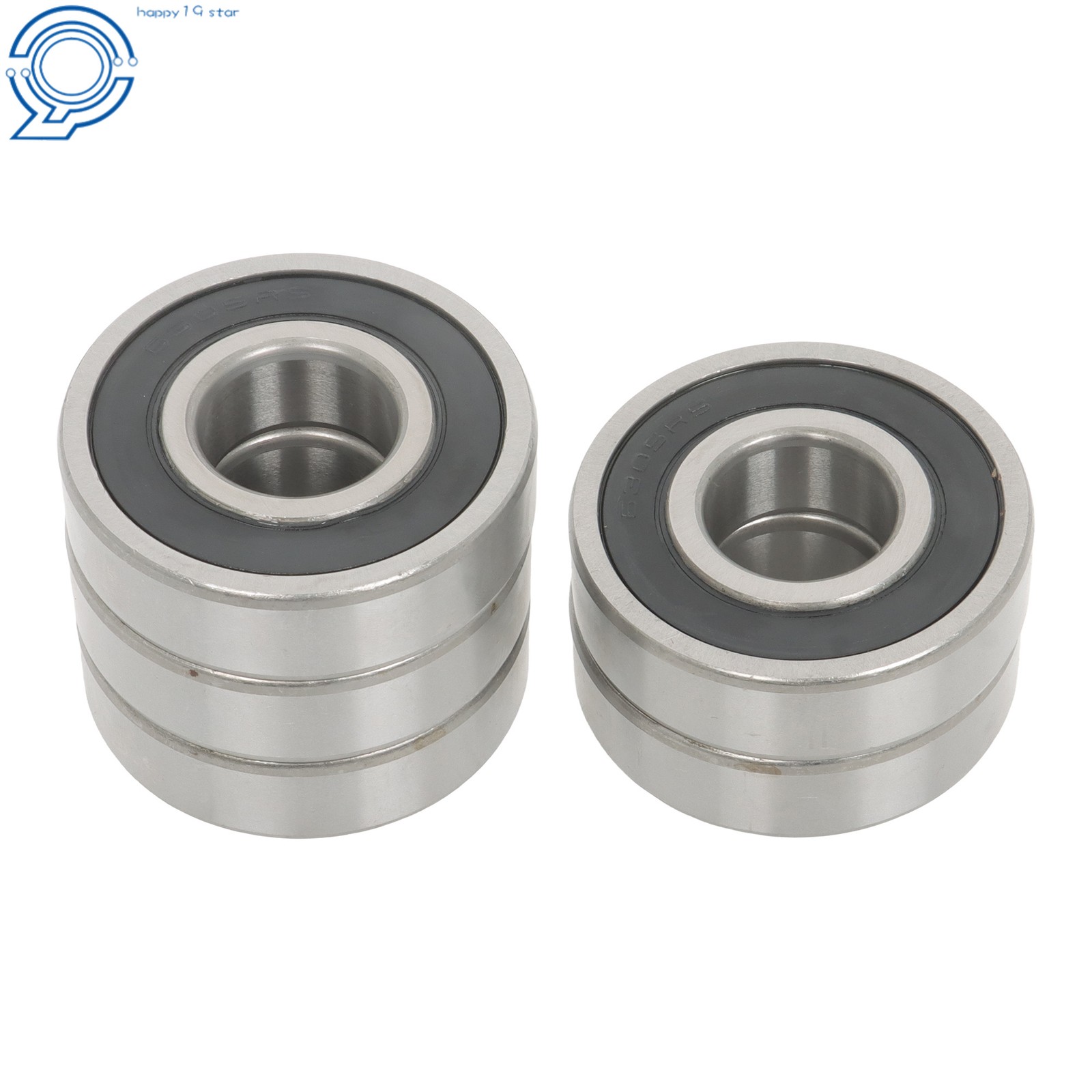 25x62x17mm Ball Bearing 6305 2RS C3 10 Pieces Premium Rubber Sealed Bearings