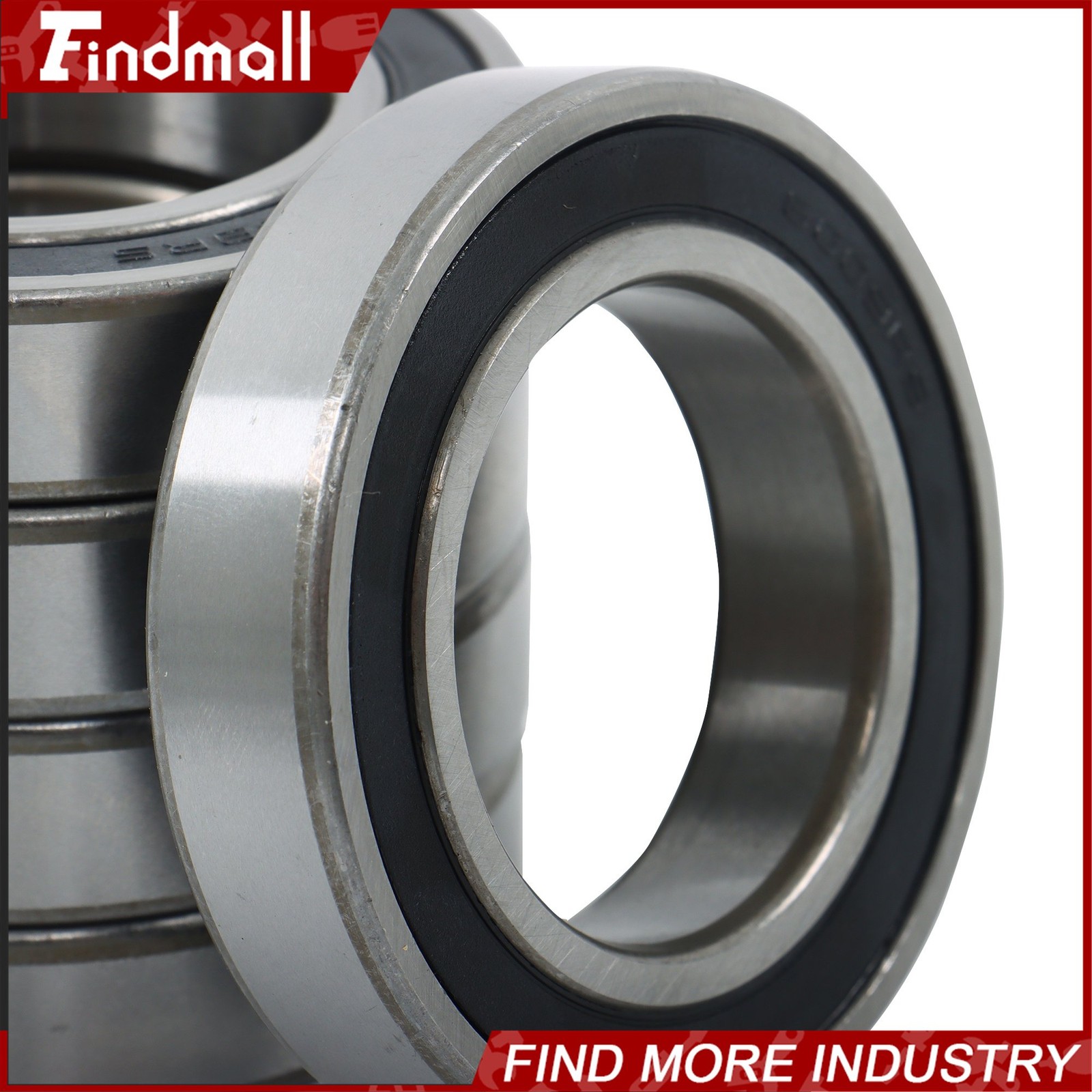 Findmall 6009-2RS Deep Groove Bearings 10 Pack 45x75x16mm Pre-Lubed Sealed