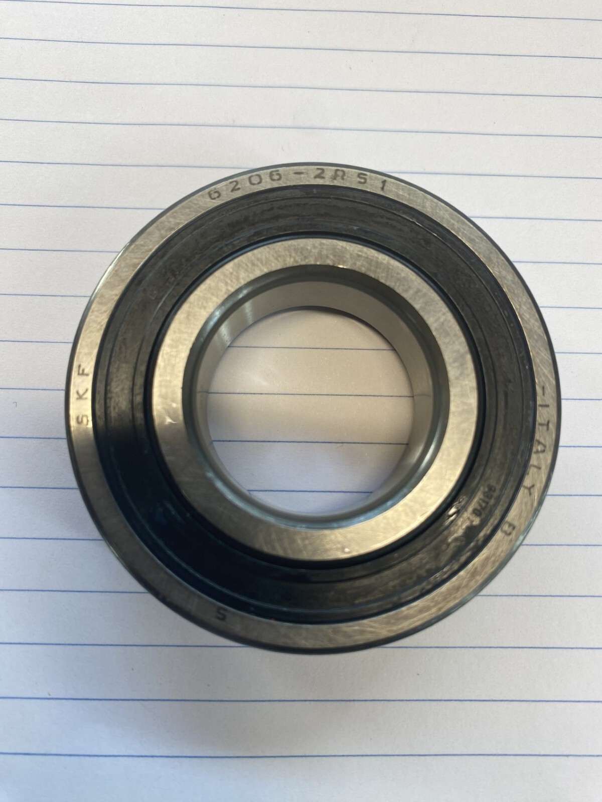 ONE (1) SKF 6206 2RS1NRJEM Deep Groove Bearing Made in Italy Box 167