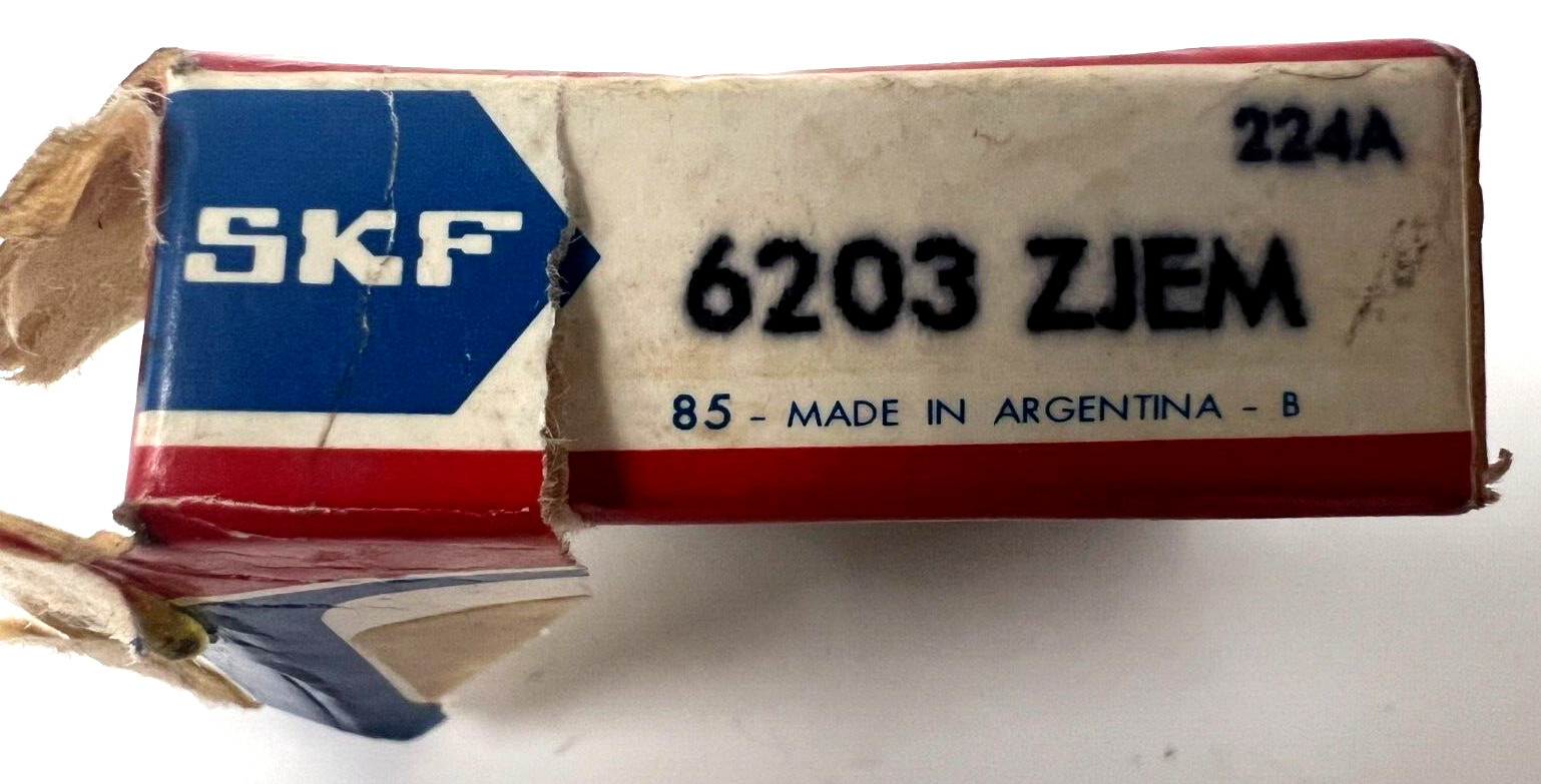 SKF 6203 ZJEM RADIAL/DEEP GROVE BALL BEARING
