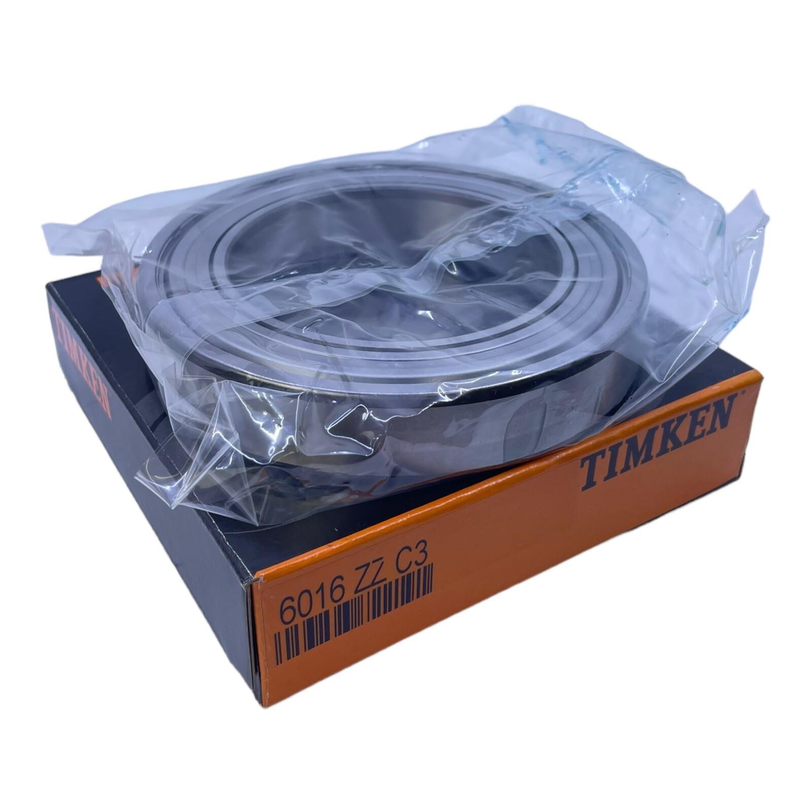Timken 6016ZZC3 Deep Groove Ball Bearing ZZ/2Z Steel Seal on Both Sides