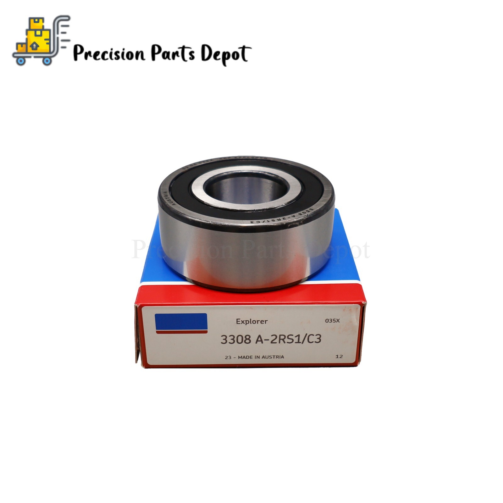 Double Row Angular Contact Ball Bearing 40x90x36.5mm Fits For SKF 3308 A 2RS1/C3