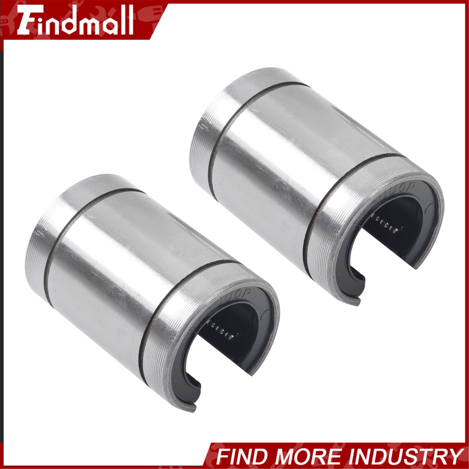 Findmall 4pcs LM25UUOP Open Linear Ball Bearings 25x40x59mm – CNC Machine Parts