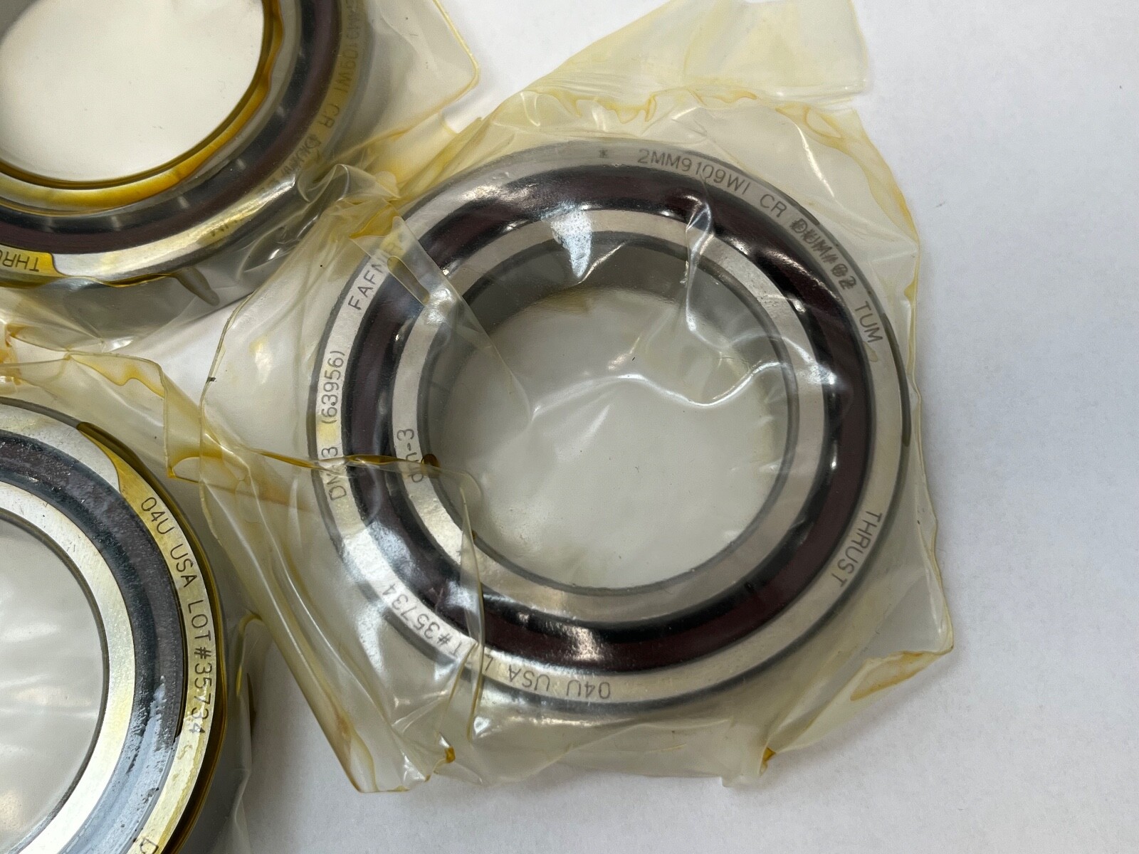 Timken 2MM9109WI-TUM Bearing 7009-C 2MM-9109-WI-CR-TUM Fafnir 45x75x16mm 3Pcs