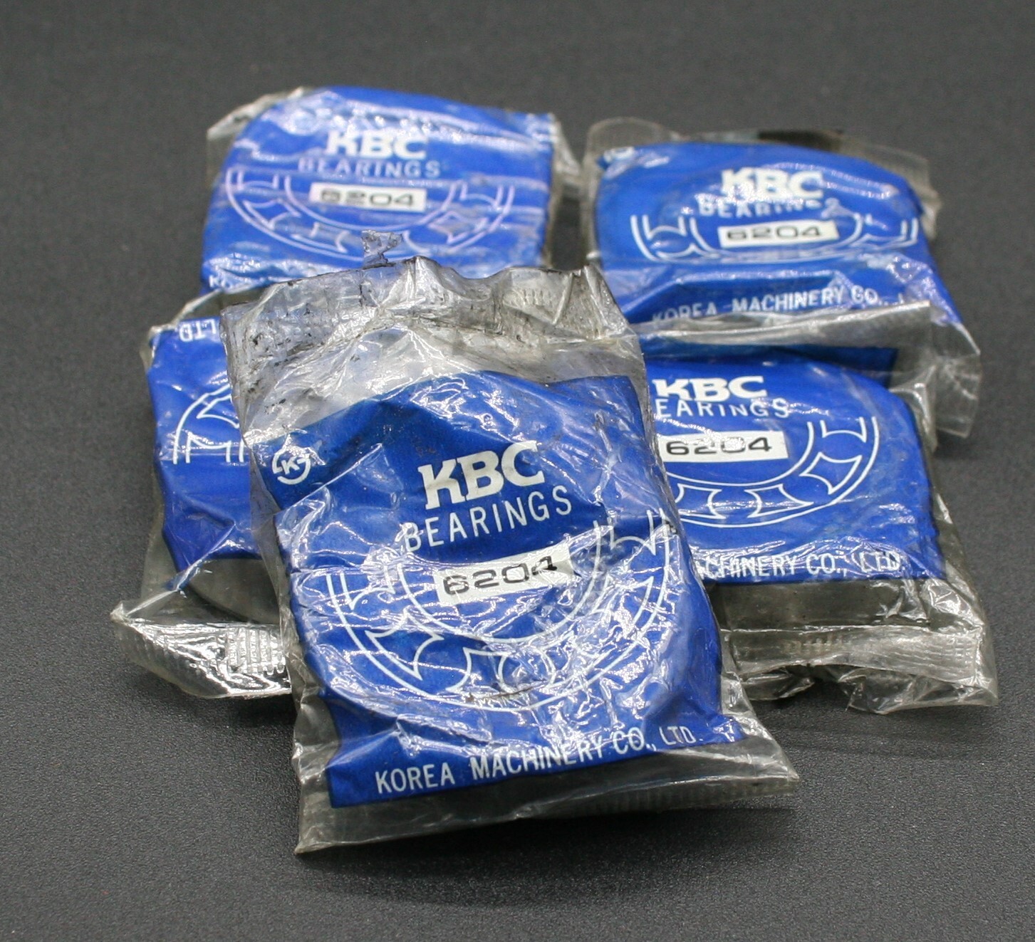 Five (5) KBC 6204 ZZ Deep Groove Bearings 20 MM ID Republic of Korea NEW