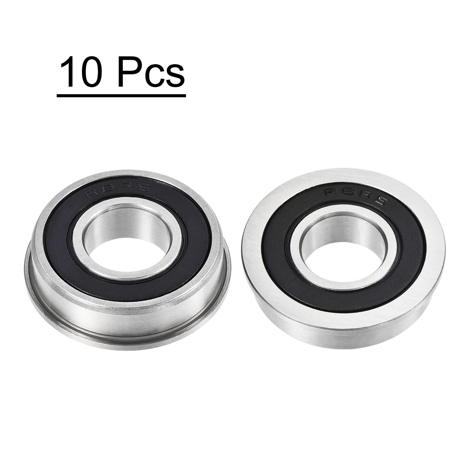 10pcs 1/2″x1-1/8″x5/16″ FR8-2RS Flanged Ball Bearing Double Sealed Bearings
