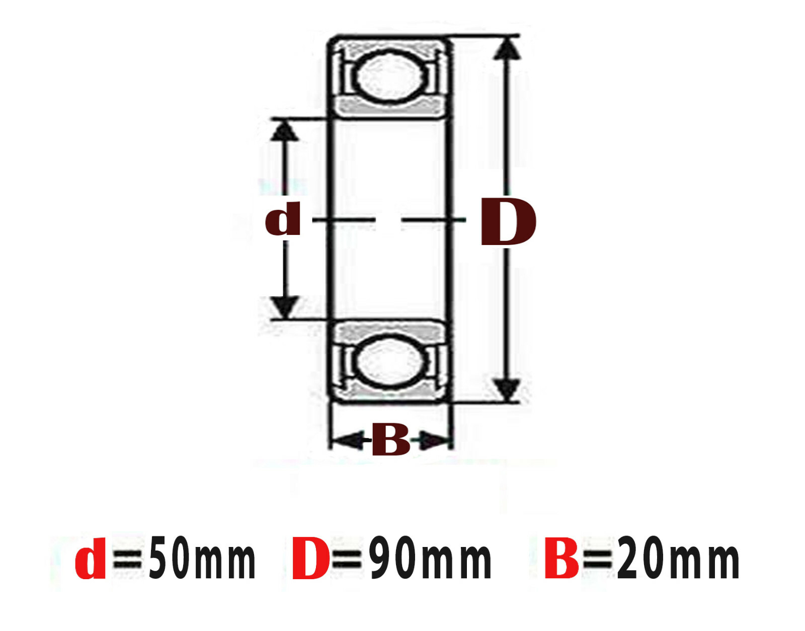 NSK 6210NR Single Row MF 240 G/BOX Deep Groove Ball Bearing 50x90x20 mm