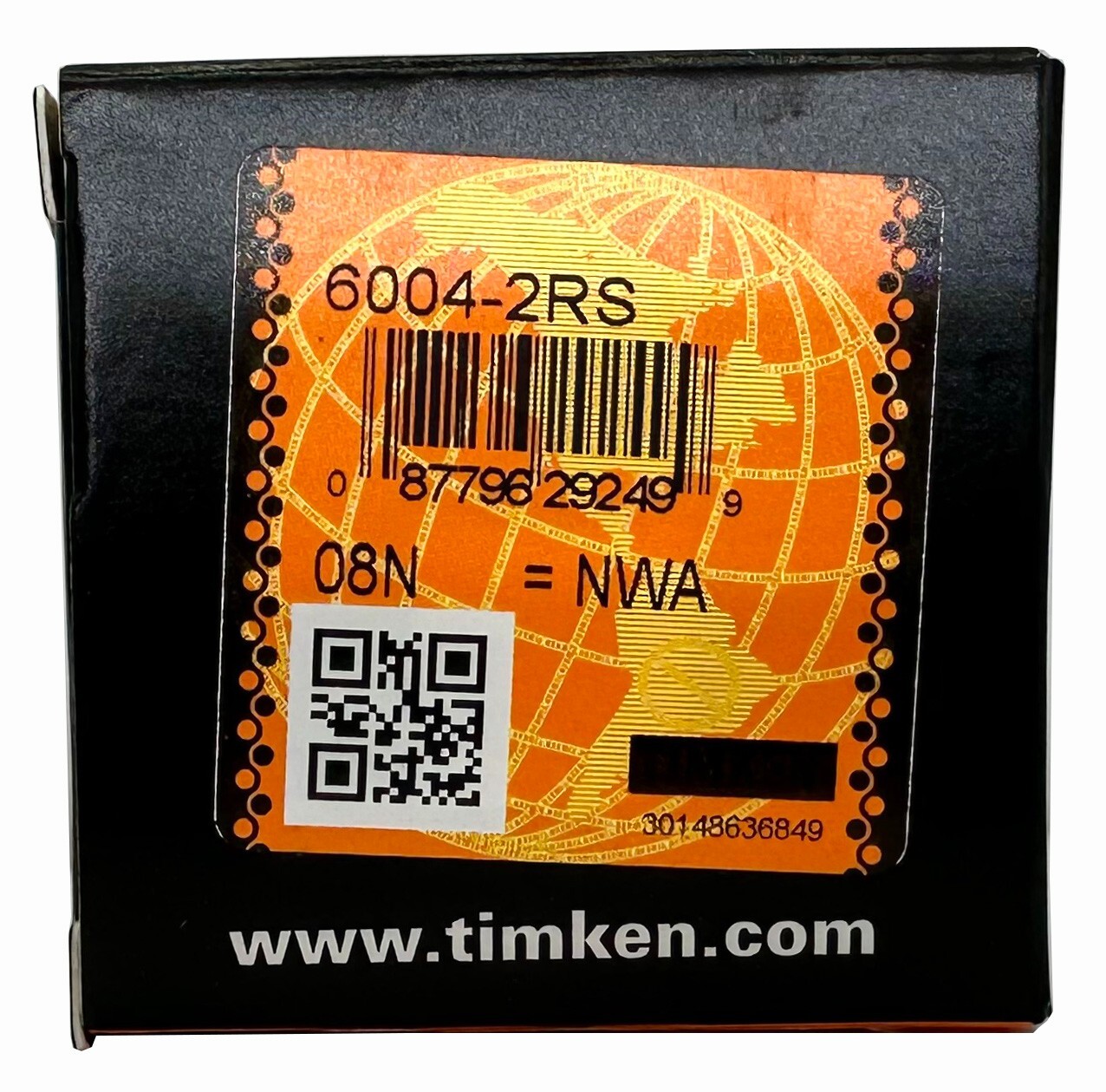 (2PACK) USA Brand TIMKEN 6004-2RS 20X42X12MM Double Rubber Seal Bearings