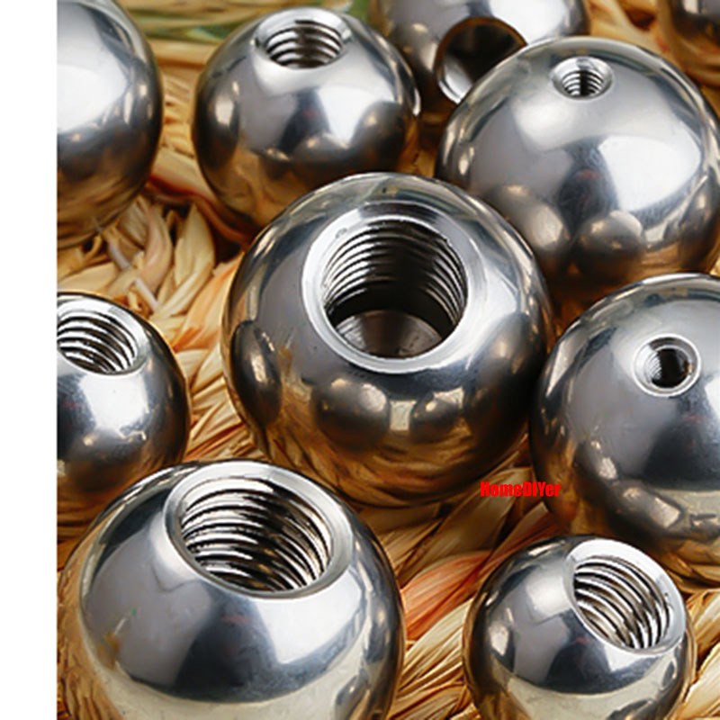M2-M12 Thread Blind Hole Stainless Steel Balls Solid Metal Bearing Ball Ø7-25mm