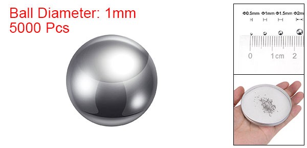 1mm Bearing Balls Stainless Steel G100 Precision Balls 5000pcs