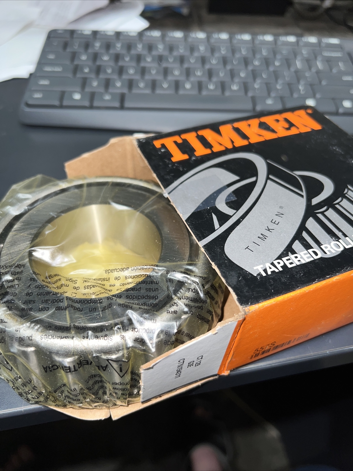 qty 4 Timken 557-S Tapered Roller Cone Bearing 557S ex mil nsn 3110-00-142-4360