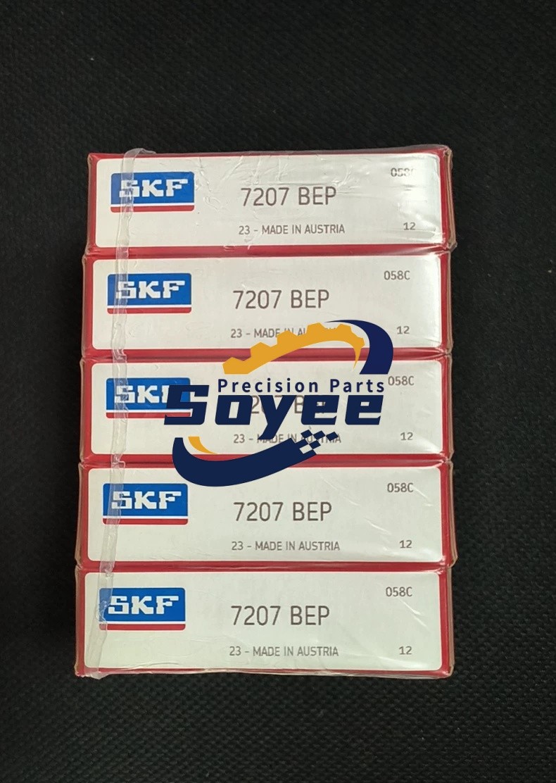 1PCS New SKF 7207 BEP Angular Contact Ball Bearings, Single Row 35x72x17 mm
