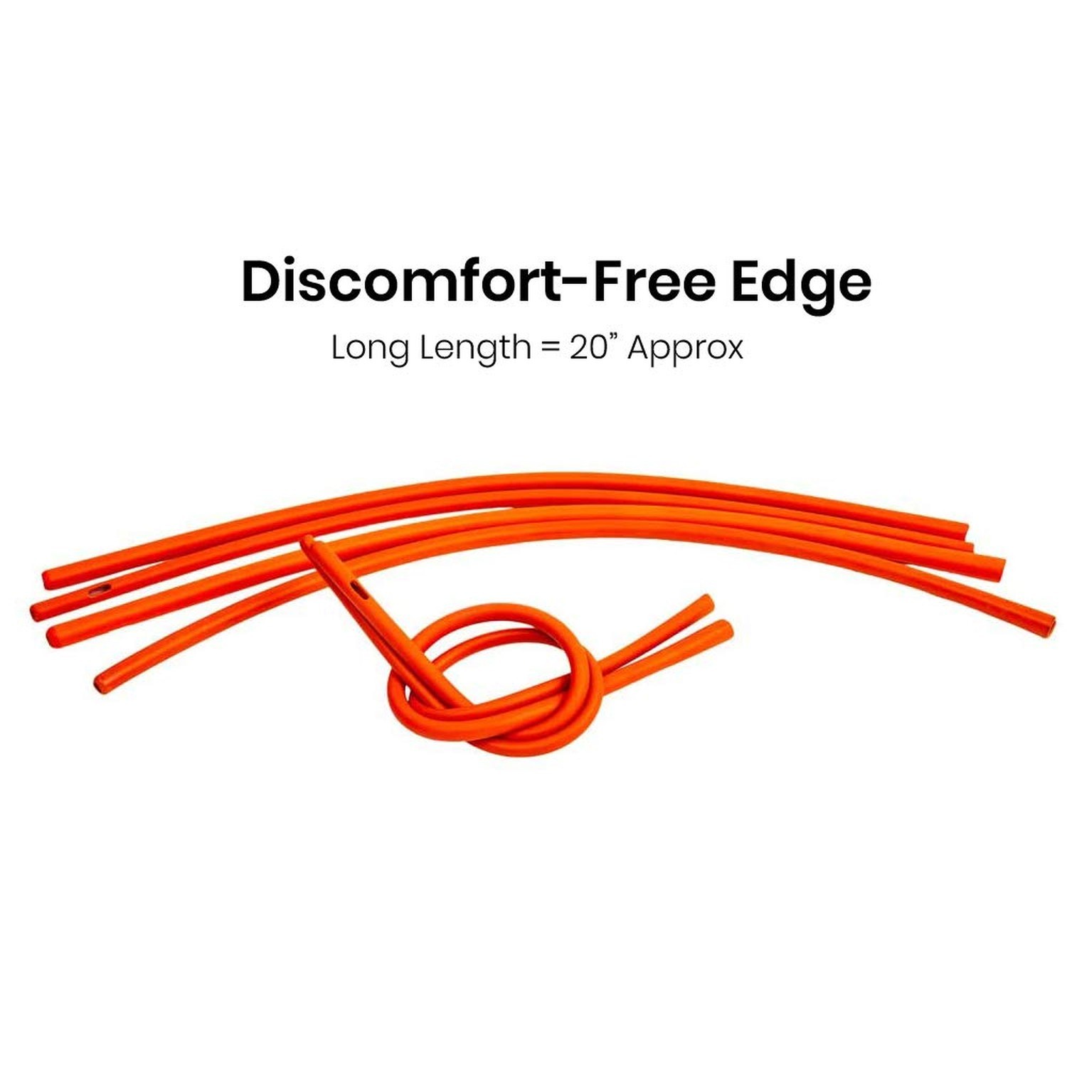HealthAndYoga™ Enema Rubber Colon Tube – Open End (20” x 34 FR