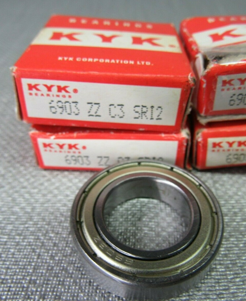 KYK 6903ZZC3 SRI2 Ball Bearing Lot of 4