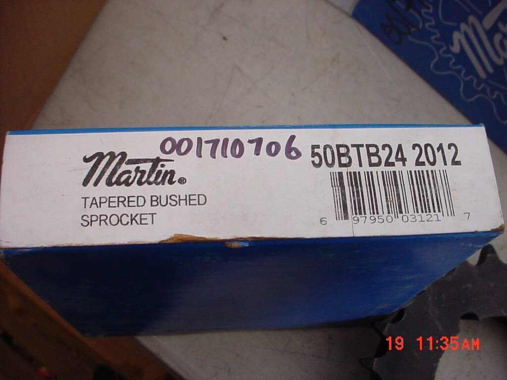 Martin 50BTB24-2012 Sprocket 5″ OD 0.3″ ID 24 Teeth