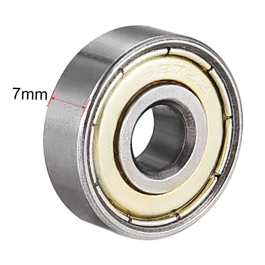 10x 627ZZ Double Shielded 627-2Z 80027 Deep Groove Ball Bearings Carbon Steel