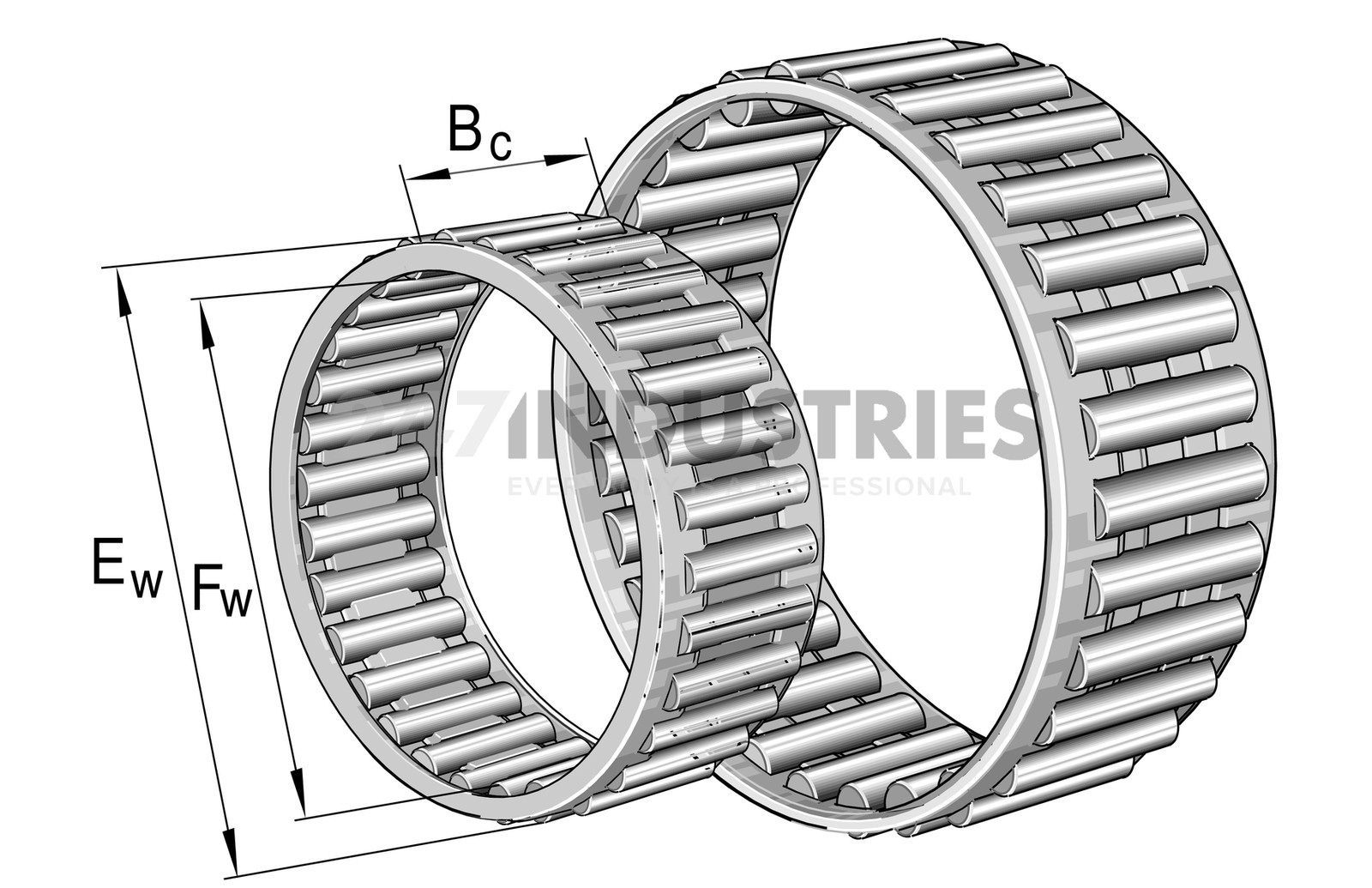 K155X163X26-A-4-6 INA/Schaeffler Technologies 155 x 163 x 26 mm NEEDLE ROLL.