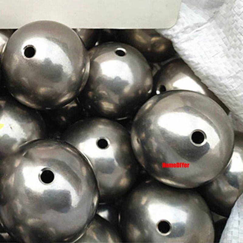 Dia 2mm-60mm Solid Stainless Steel Through Hole Balls Smooth Drilling Steel Ball