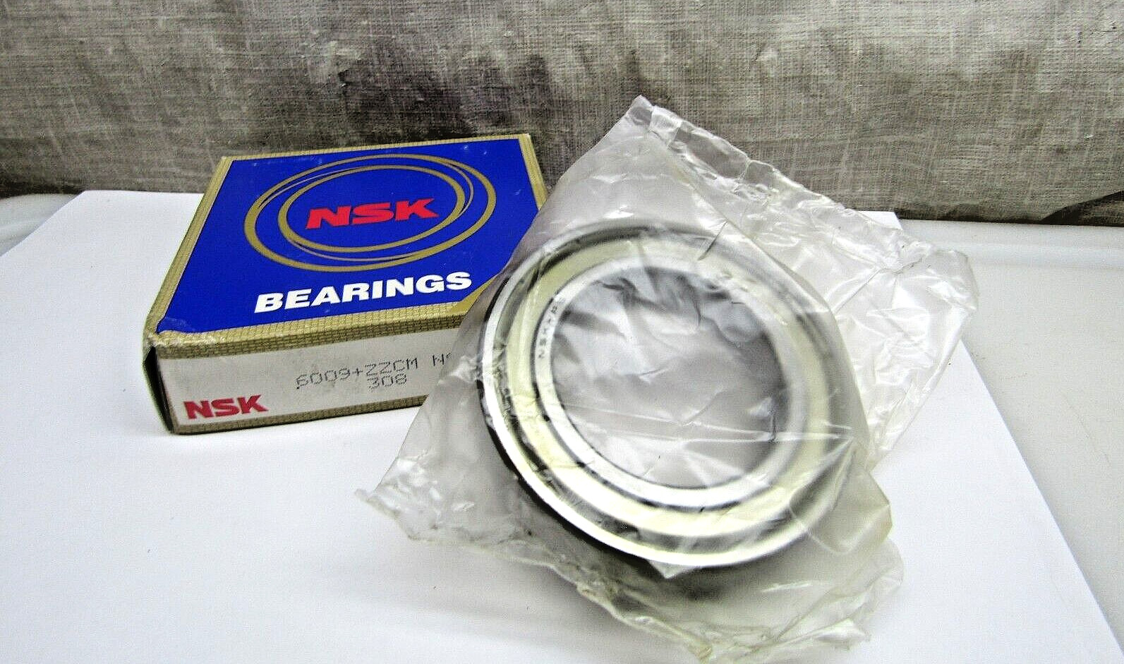 NSK 6009-ZZ 45 mm x 75 mm x 16 mm Shielded Bearing