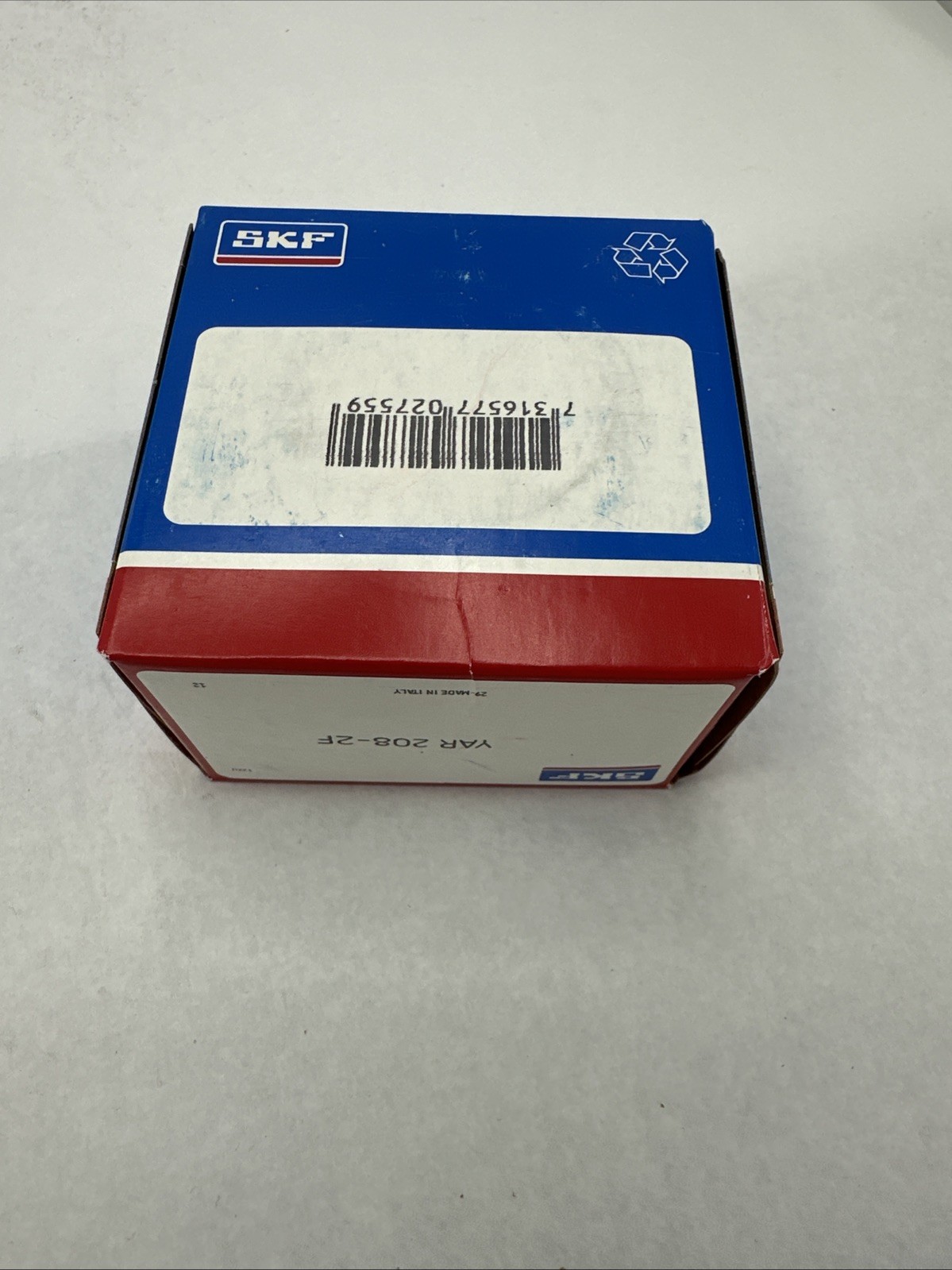 SKF YAR 208-2F Insert Ball Bearing w/ Set Screw Locking and Extended Inner Ring