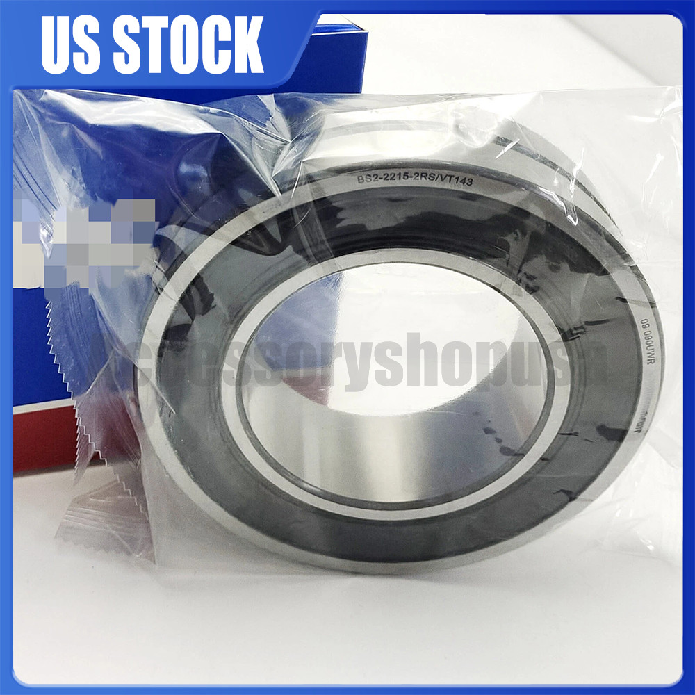 New Steel Spherical Roller Bearing Fit SKF BS2-2215-2RS/VT143 75x130x38mm