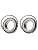 2 Set Fits for 1” Axles Trailer Wheel Hub Bearings Kit, L44643/L44610,1.000″ ID