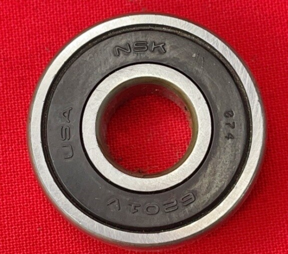 NSK DEEP GROOVE BALL BEARING, 6201VVC3 12MM X 32MM X 10MM **LOT OF 5**