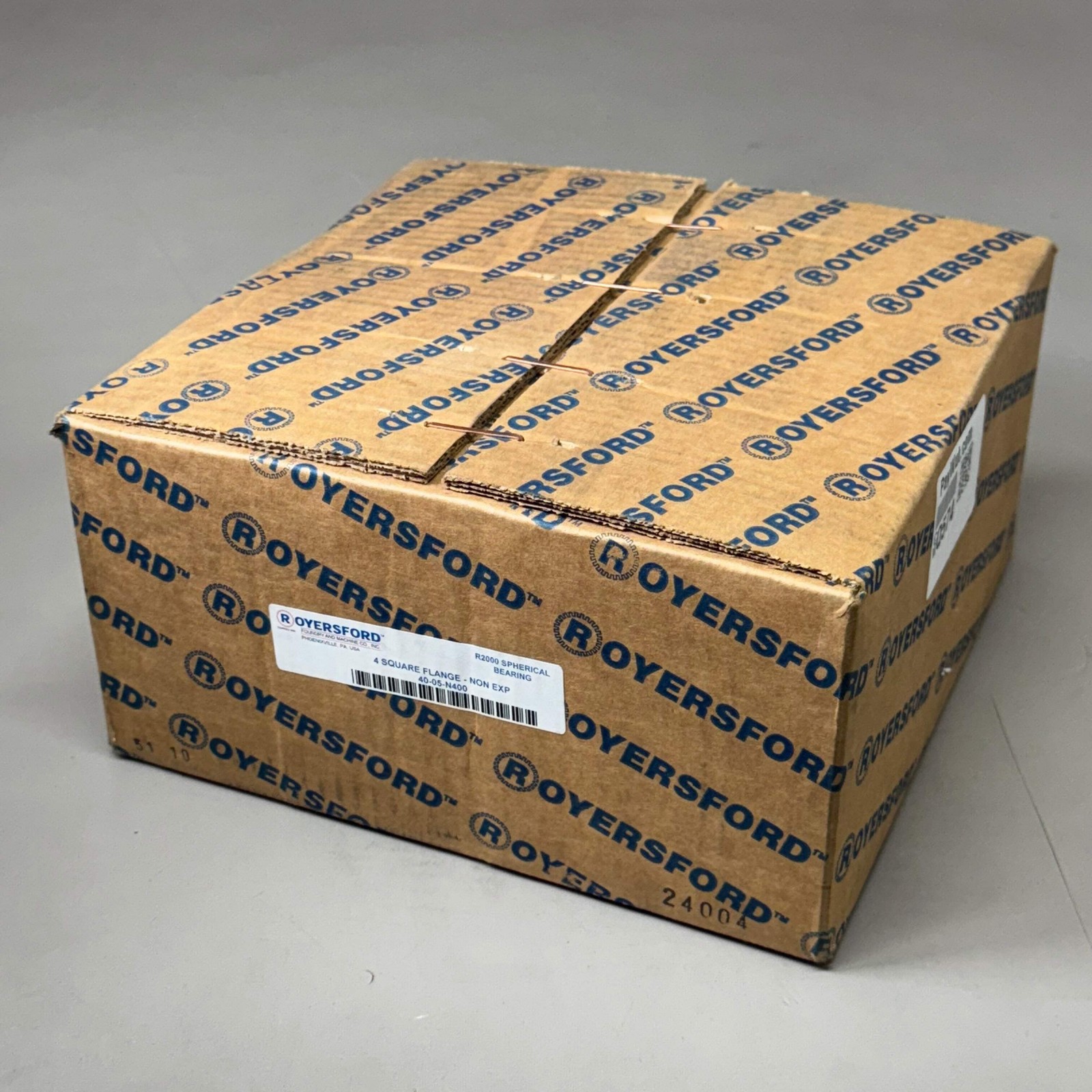 ROYERSFORD Spherical 4Bolt Flange Bearing 4″Non-Expansion SKF Inserts 40-05-N400