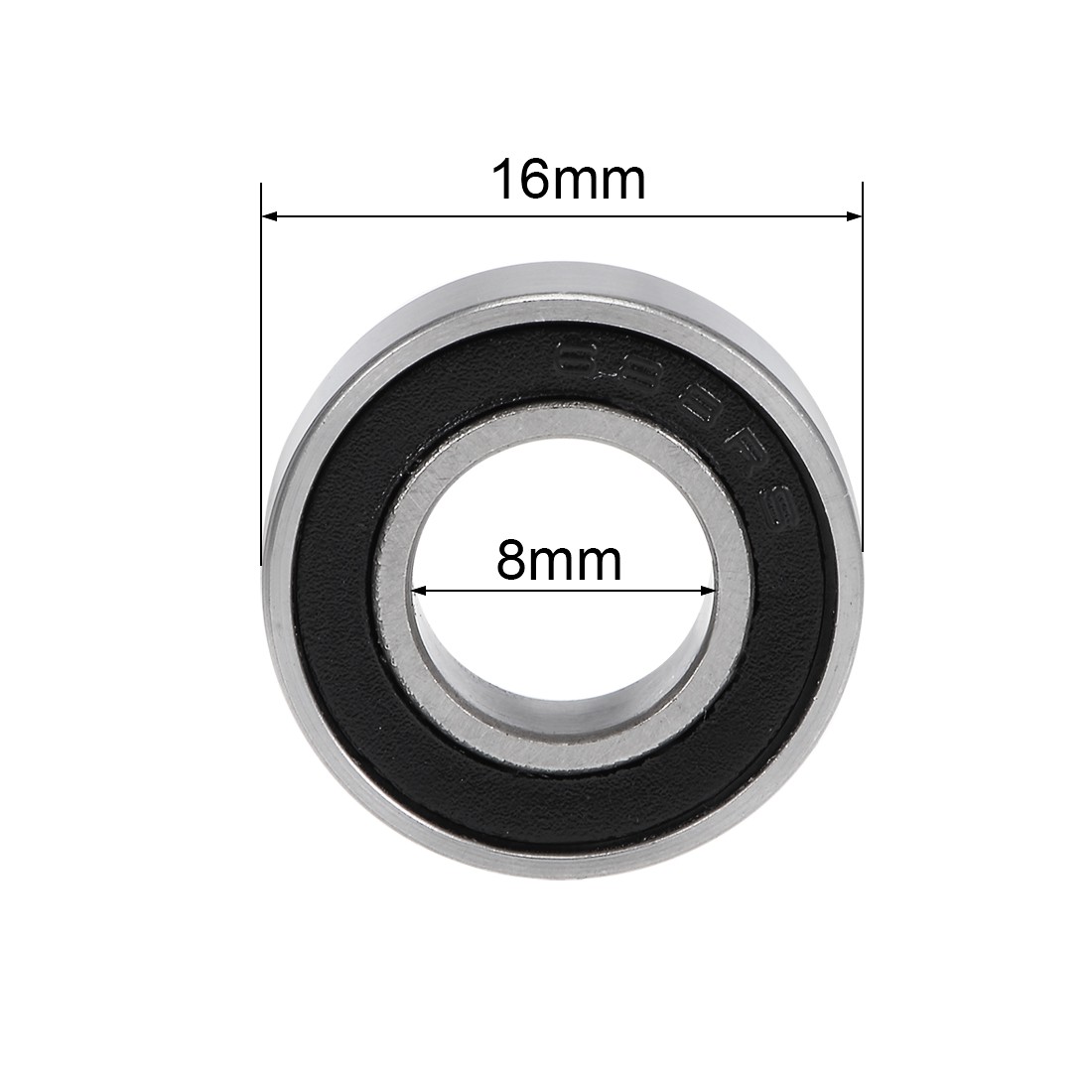 Z2 Ball Bearings 688-2RS Double Sealed Chrome Steel 20Pcs