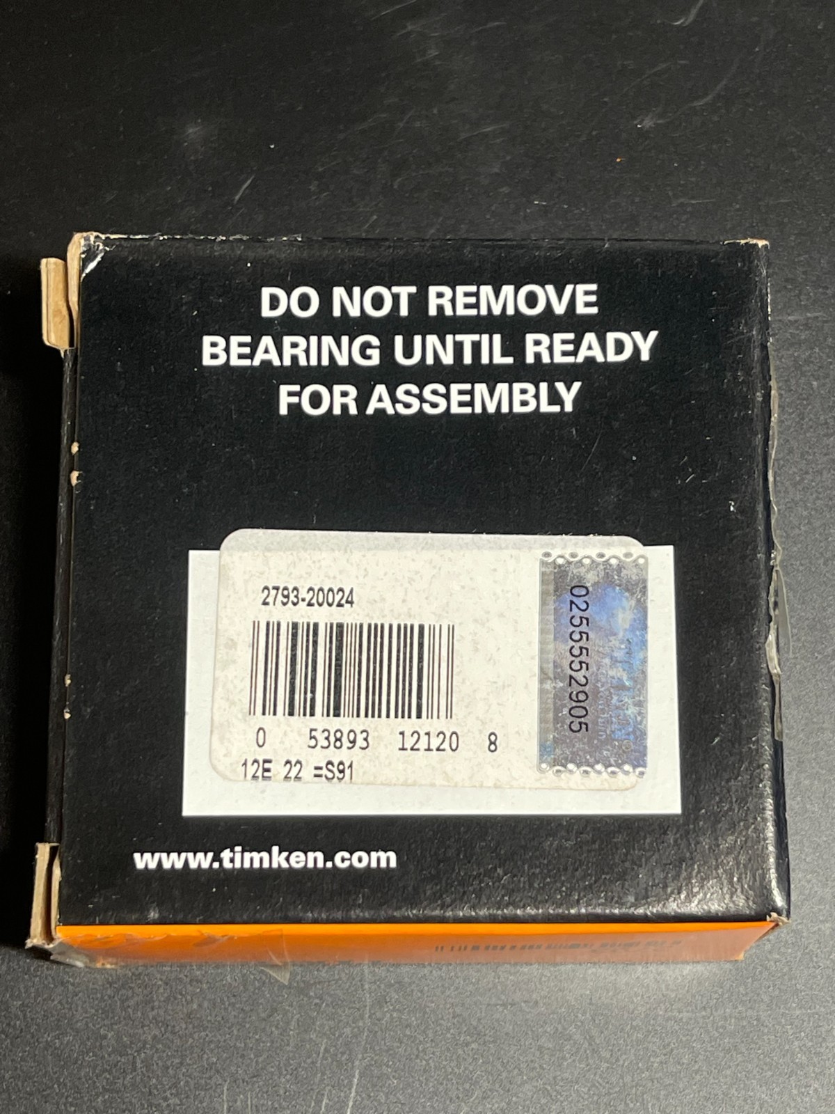 Timken 2793-20024 Tapered Roller Bearing – 1.3750 in Bore, 1.0100 in Width,