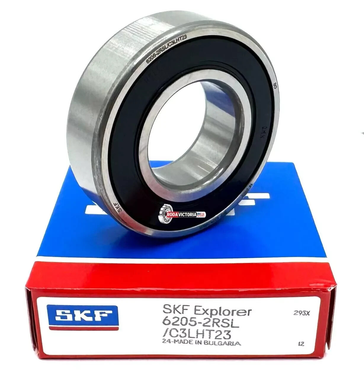 SKF 6205 2RSL C3 LHT23 Deep Groove Ball Bearing, Rubber Sealed 25x52x15 mm
