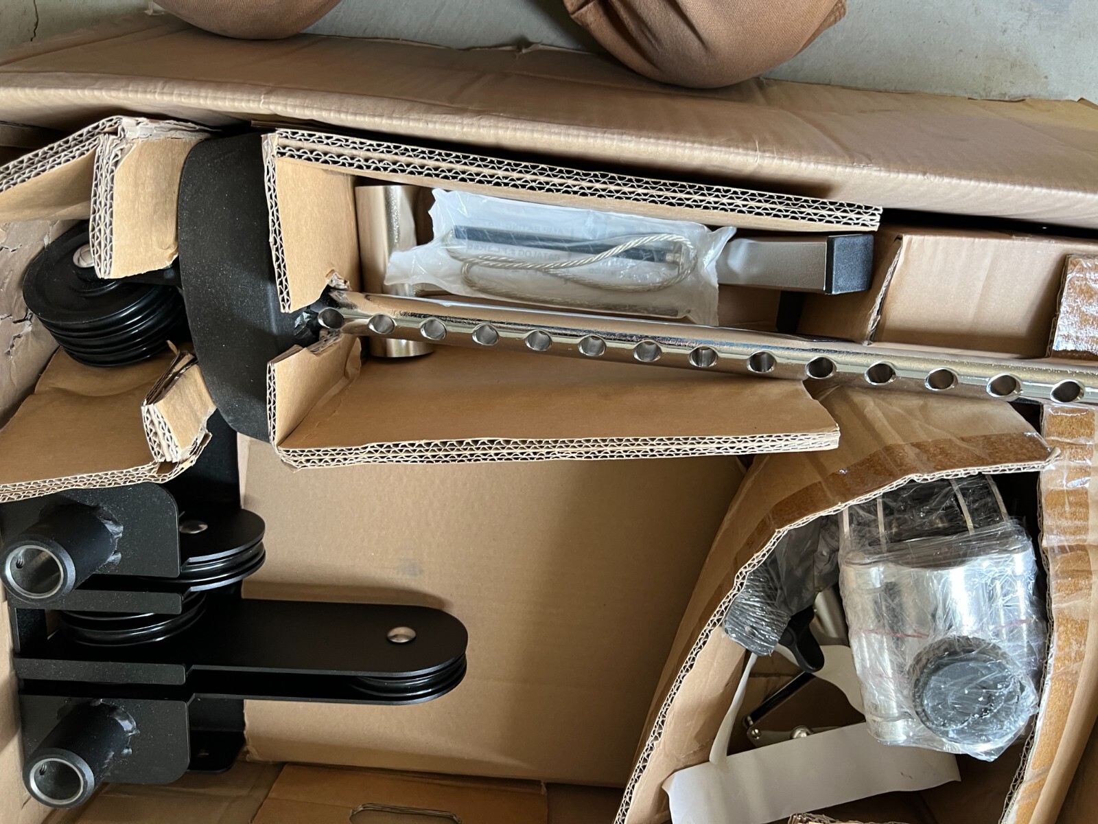 NOHrD SlimBeam Walnut New Pulley Parts Bars and Extra Missing the rest