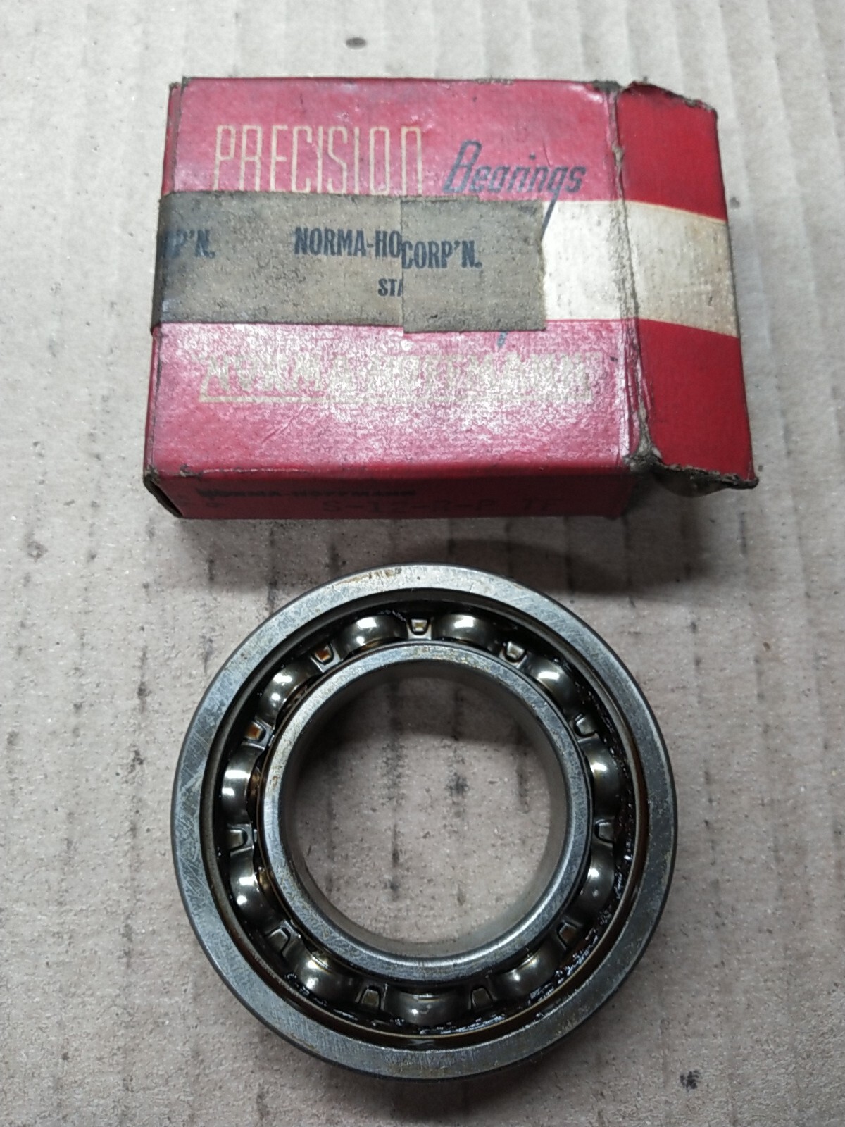 NH S-12-R-P-TF Ball Bearing 1-1/4″ x 2-1/4″ x 1/2″ One Shield, One Open USA