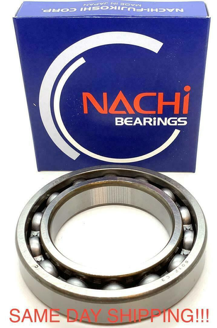 NACHI 6012 C3 Bearing Open Japan 60x95x18 Ball Bearings SAME DAY SHIPPING !!!