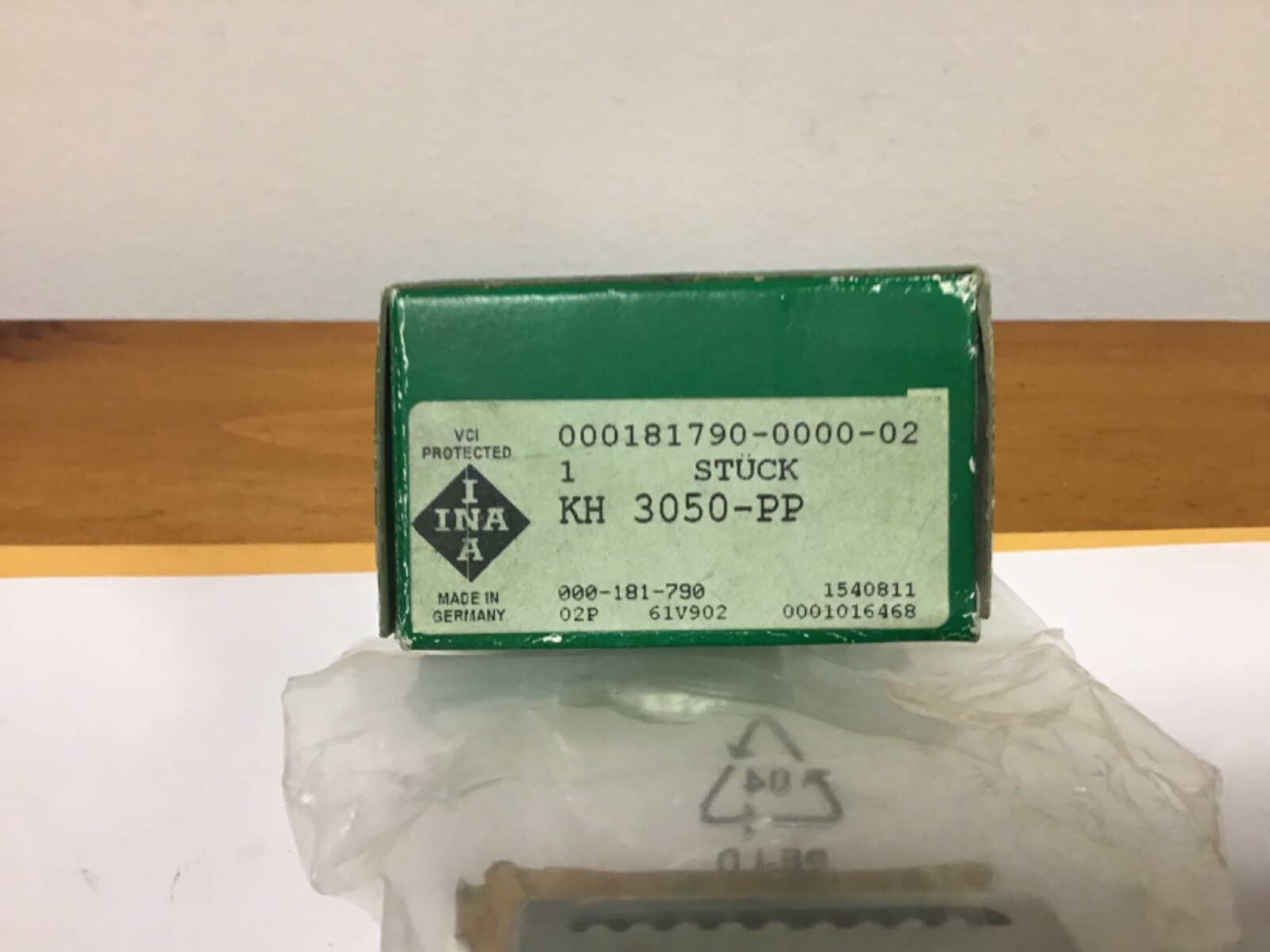 New INA KH3050PP Linear Bearing, 30mm ID, 40mm OD X 50mm Long