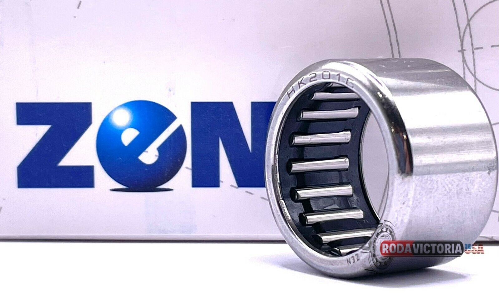 ZEN HK2016 NEEDLE ROLLER BEARING 20mm X 26mm X 16mm 20X26X16 FRD167