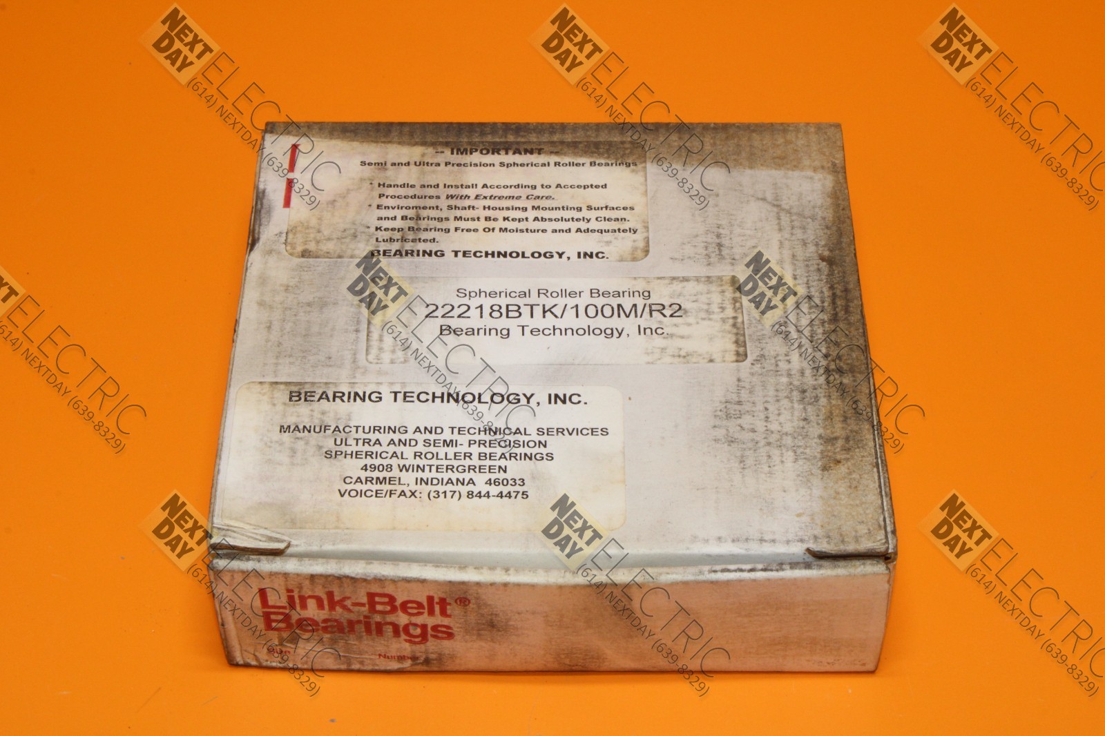 Link Belt, 22218BTK/100M/R2, Ball Bearing Spherical Precision Rexnord Roller