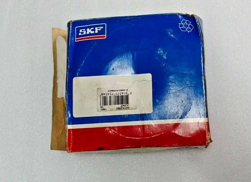 6315-2RS1/C3WT SKF Single Row Deep Groove Rubber Sealed Ball Bearing 75x160x37mm