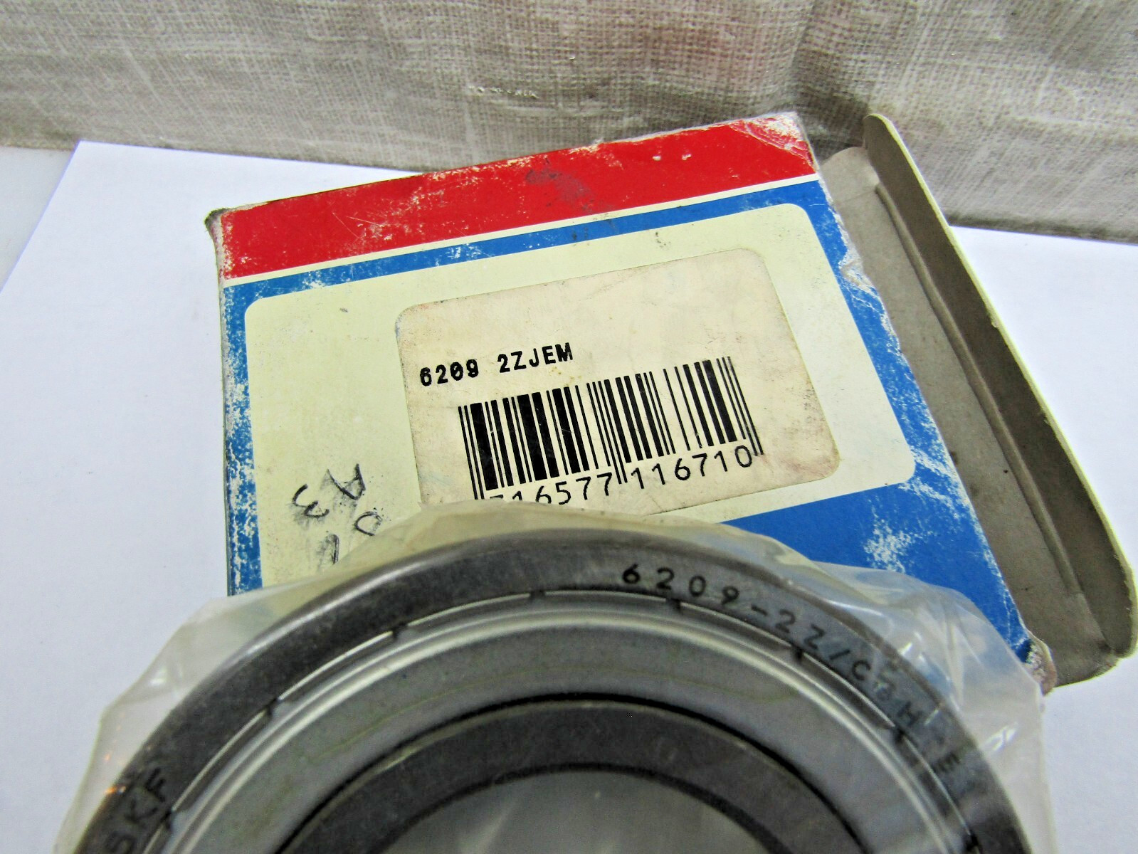 SKF 6209-2Z JEM 45mm X 85mm X 19mm Metal Shielded Bearing