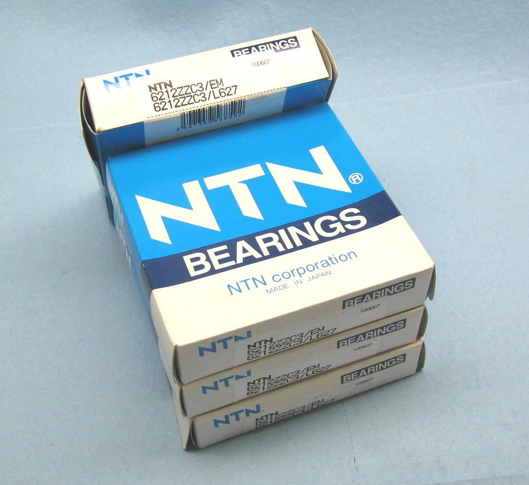 New NTN Corporation 6212ZZC3/L627 Bearing 6212ZZC3/EM NIB Sealed
