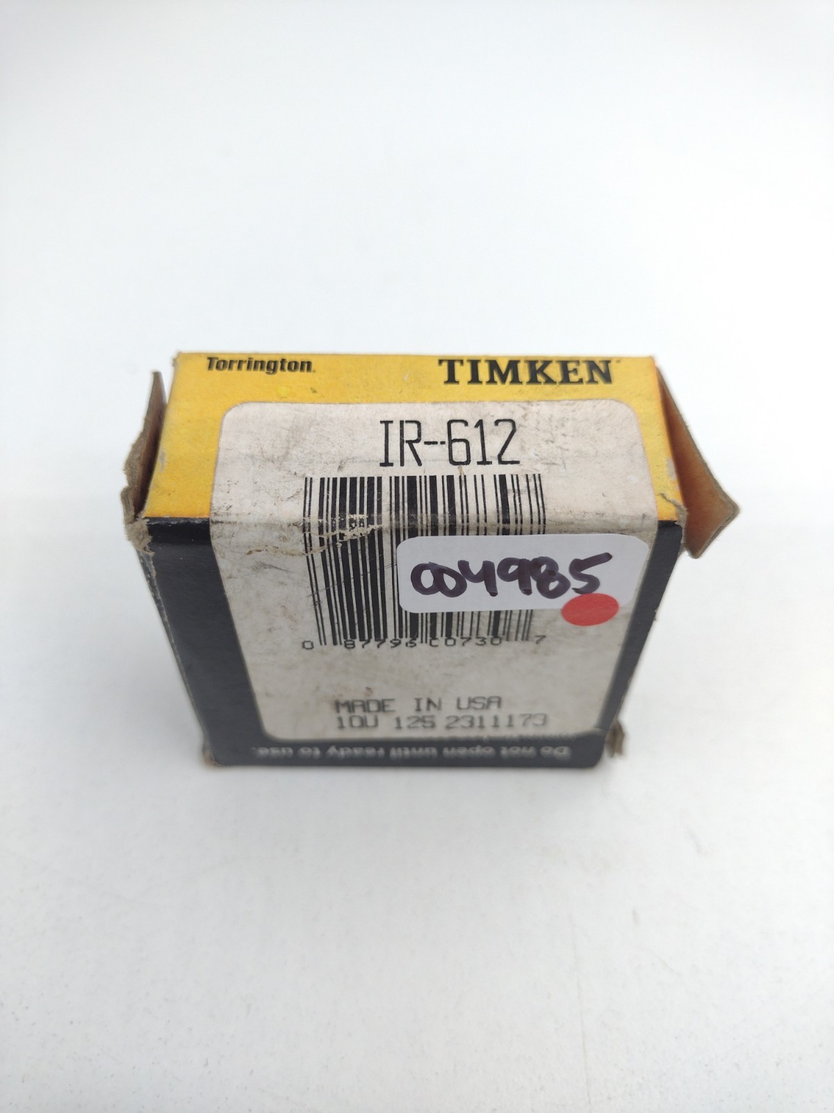 Timken Torrington IR-612 Needle Roller Bearing Inner Ring 0.375 inch Bore