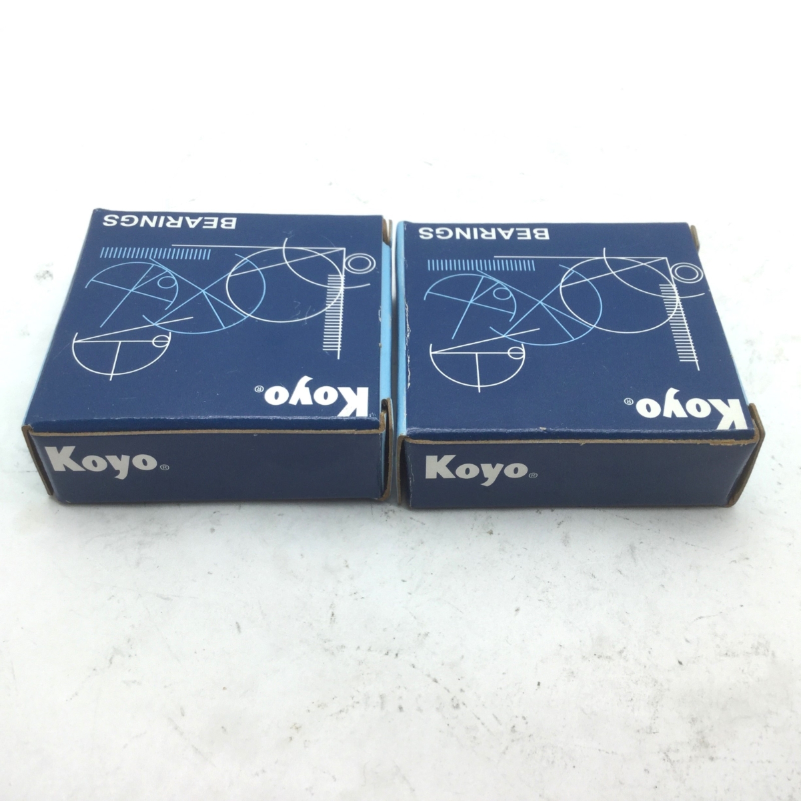Lot of 2 New Koyo EE0M3 Ball Bearing ID 1/8″ OD 3/8″ W 5/32″